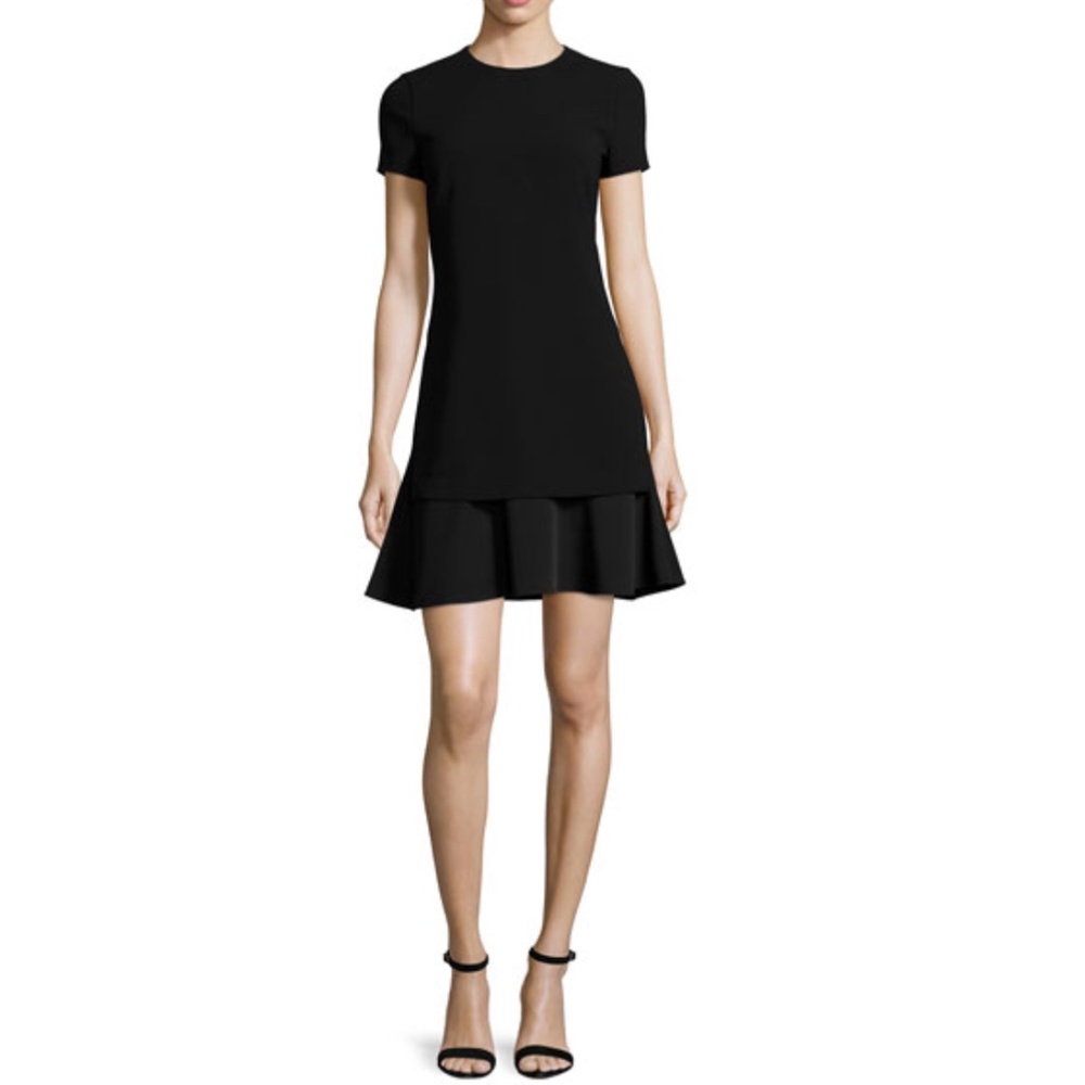 Theory Navy Blue Malkan Crepe Sleeveless Dress
